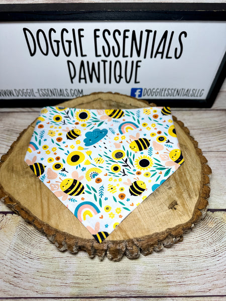 Sunny Hive Over the Collar Bandana