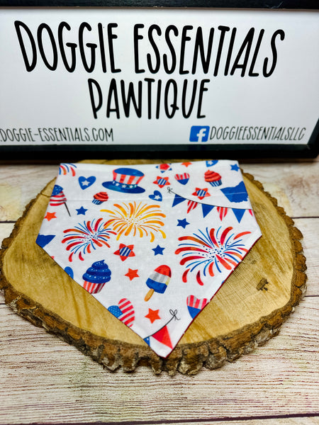 USA Paw-triotic Over the Collar Bandana