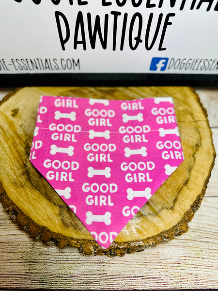 Good Girl Over the Collar Bandana