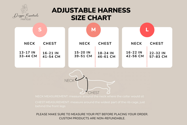Custom Adjustable Harness