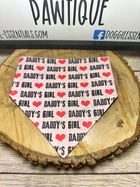 Daddy's Girl Over the Collar Bandana
