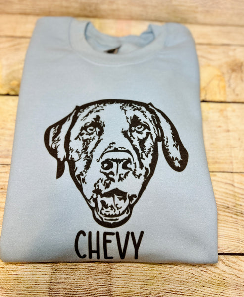 Custom Portrait Unisex Sweatshirt