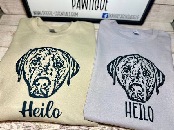Custom Portrait Unisex Sweatshirt