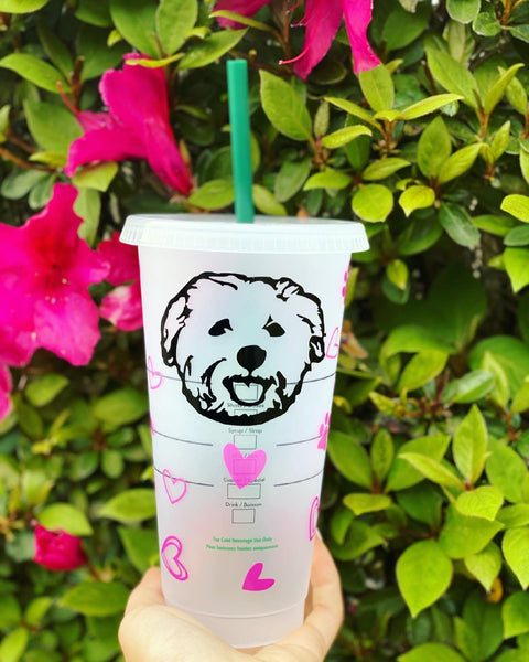 Pet Portrait Reusable Cup