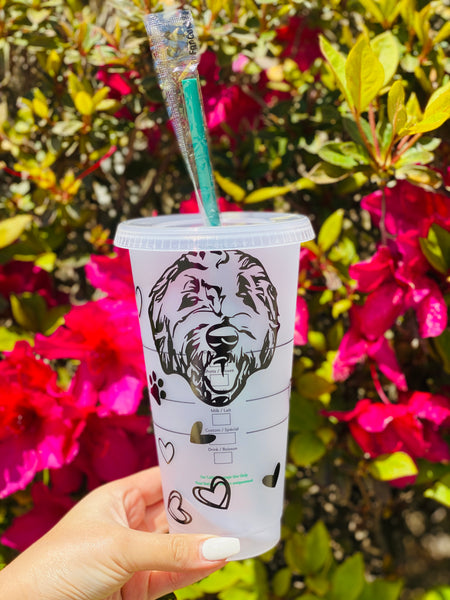 Pet Portrait Reusable Cup