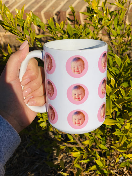 All Over Custom Picture 15oz Mug