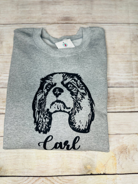Custom Portrait Unisex Sweatshirt