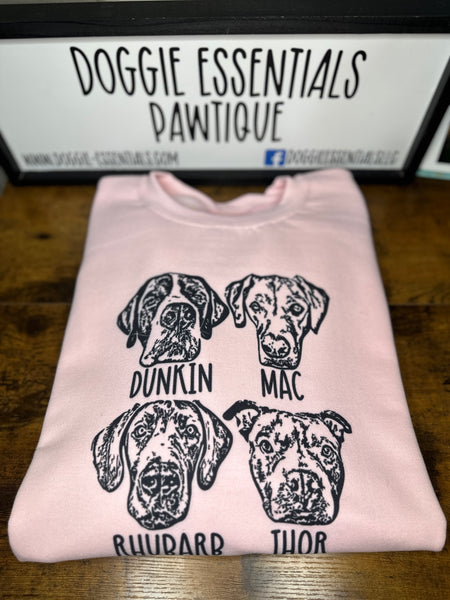 Custom Portrait Unisex Sweatshirt