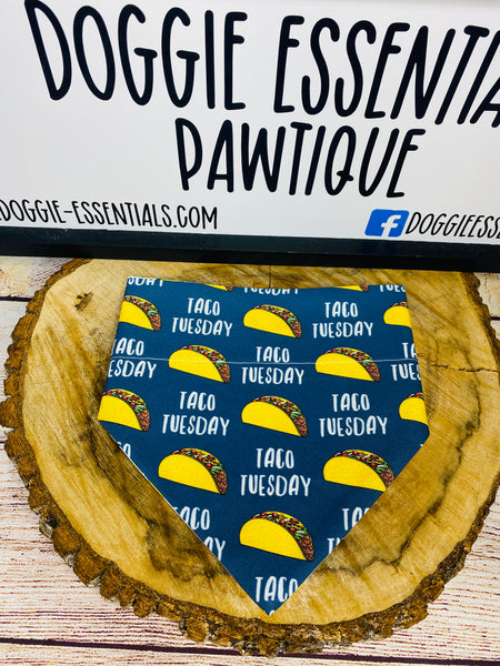 Taco Tuesday Over the Collar Bandana