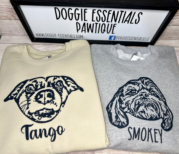Custom Portrait Unisex Sweatshirt