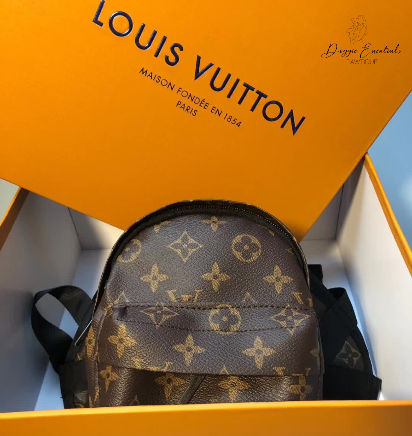 louis vuitton backpack for dog Chewy Vuitton Pet Backpack – Doggie Essentials Pawtique