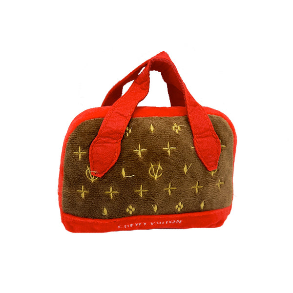 Chewy Vuitton Red Purse