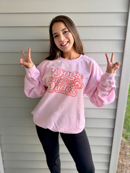 Dogs before Dudes Sweatshirt