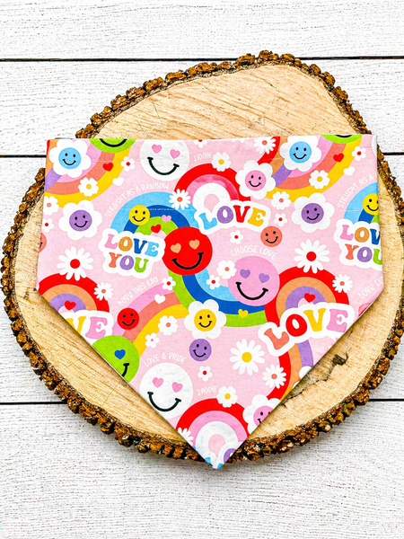Love Wins Over the Collar Bandana