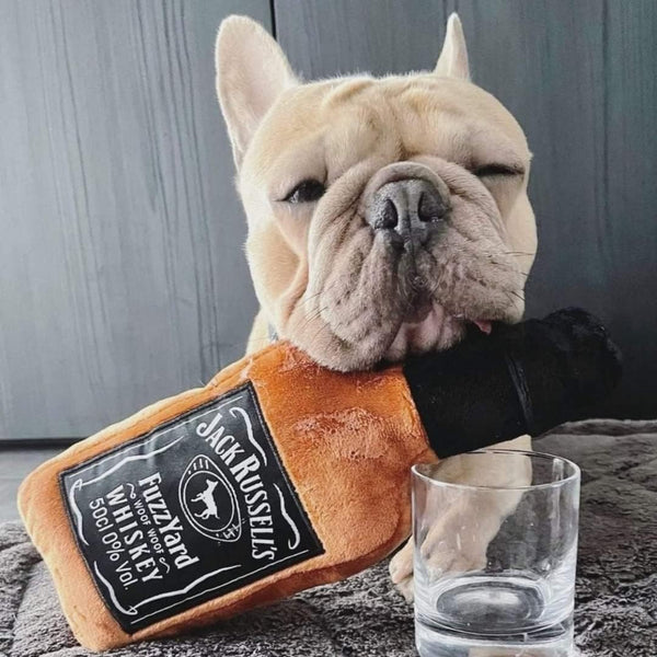 Jack Russell Whiskey Plush Toy