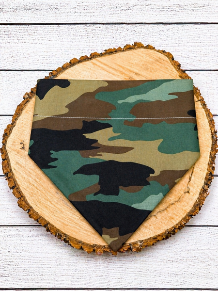 Camouflage Over the Collar Bandana