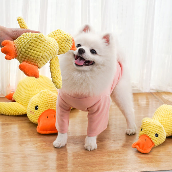 Duck Squeaky Plush Toy