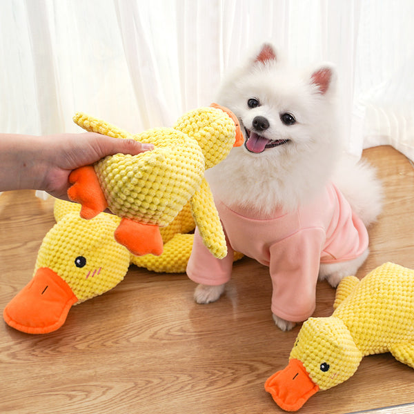 Duck Squeaky Plush Toy
