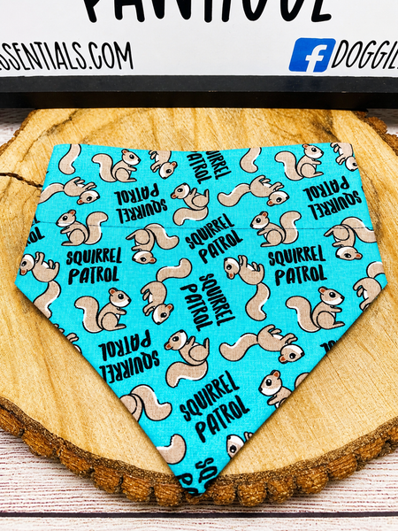 Squirrel Patrol Over the Collar Bandana