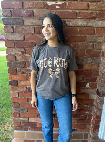 Floral Paws & Bow Tee