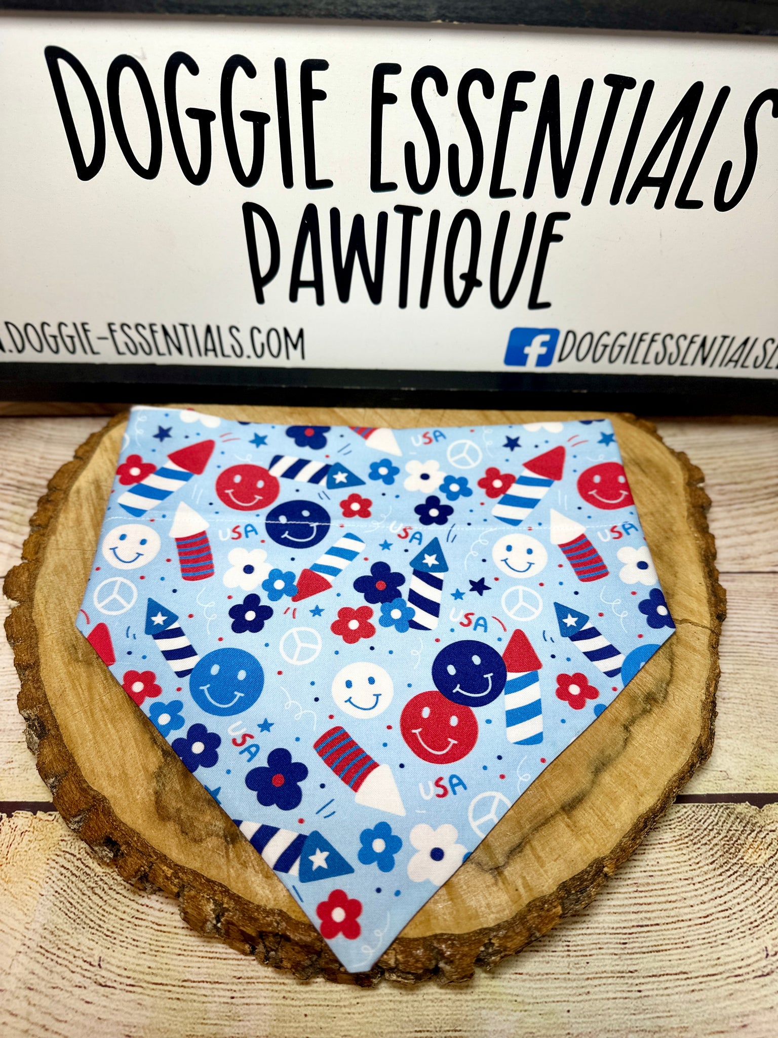 USA Over the Collar Bandana