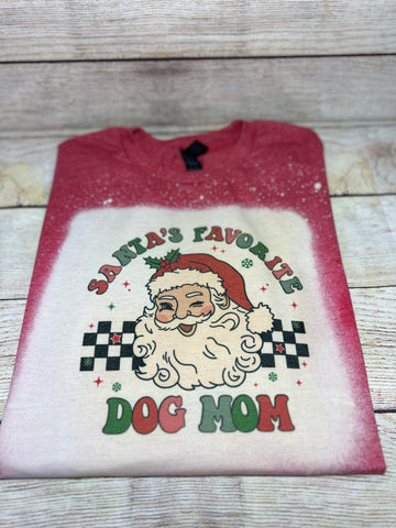 Santa’s Favorite Dog Mom T-Shirt