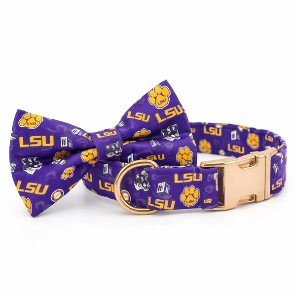 LSU Purple Collar Set