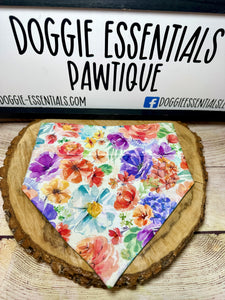 Flowers Over the Collar Bandana
