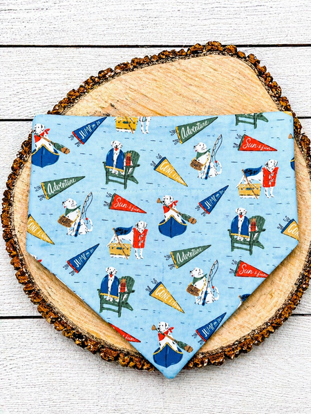 Adventure Tails Over the Collar Bandana