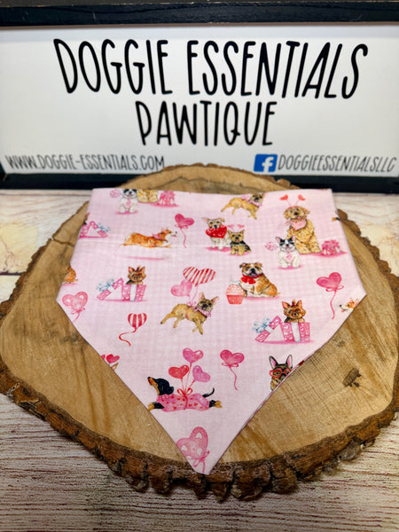 Puppy Love Over the Collar Bandana