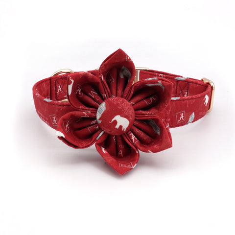 Roll Tide Flower Collar Set