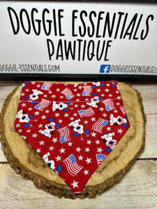 American Pup Over the Collar Bandana