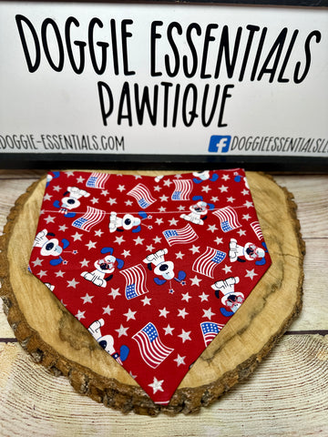 American Pup Over the Collar Bandana