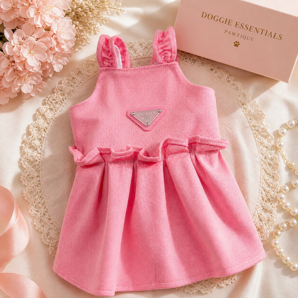 The Rosé Ruffle Dress