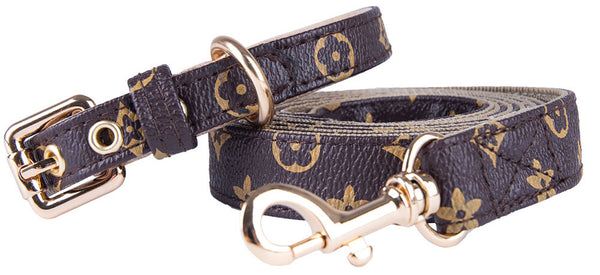 Louis Pawton Collar and Leash Set