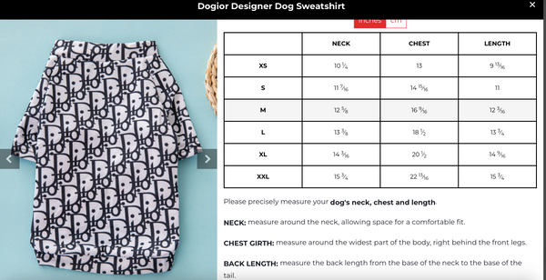 Dogior Designer Sweatshirt
