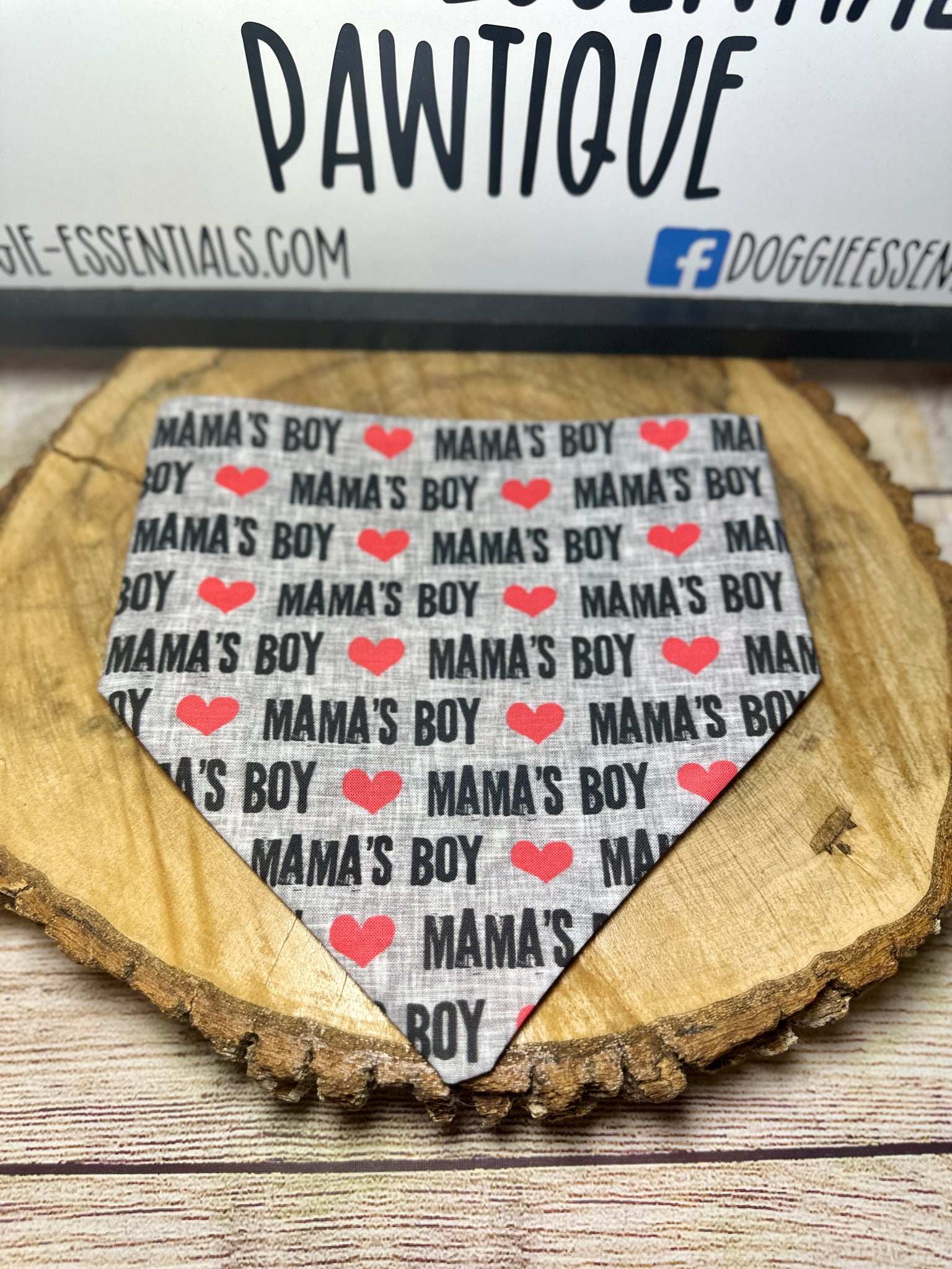 Mama’s Boy Over the Collar Reversible Bandana