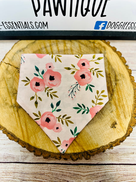 Pretty in Pink Over the Collar Reversible Bandana