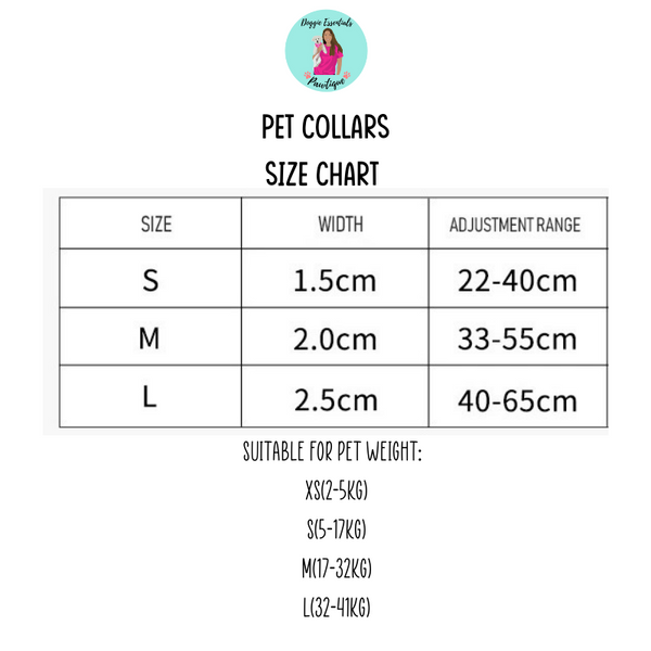 Pet Collar & Leash Matching Set