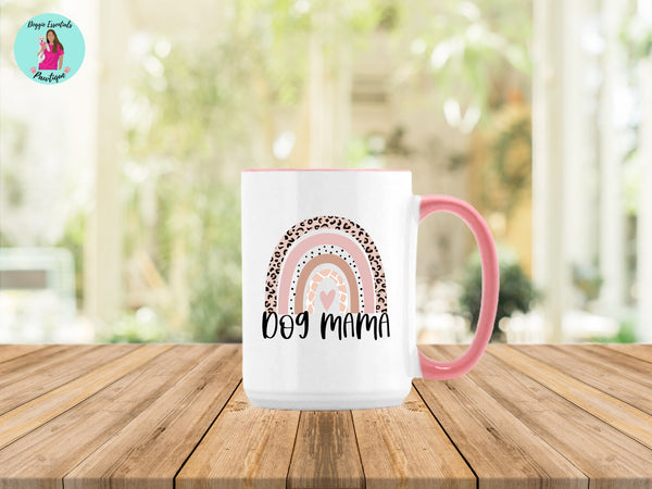 White & Pink Coffee Mug