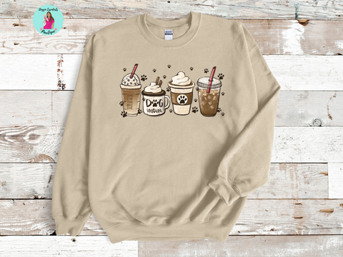 Dog Mother Coffee Lover Sweatshirt