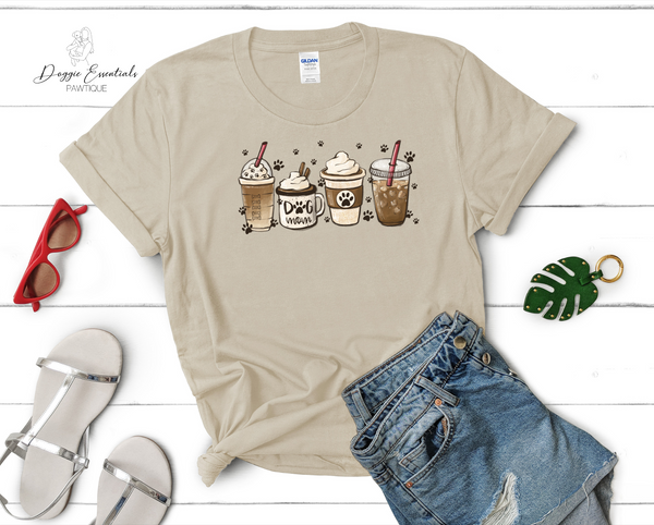 Dog Mother Coffee Lover T-Shirt
