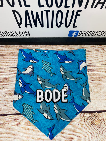 Shark Over the Collar Bandana