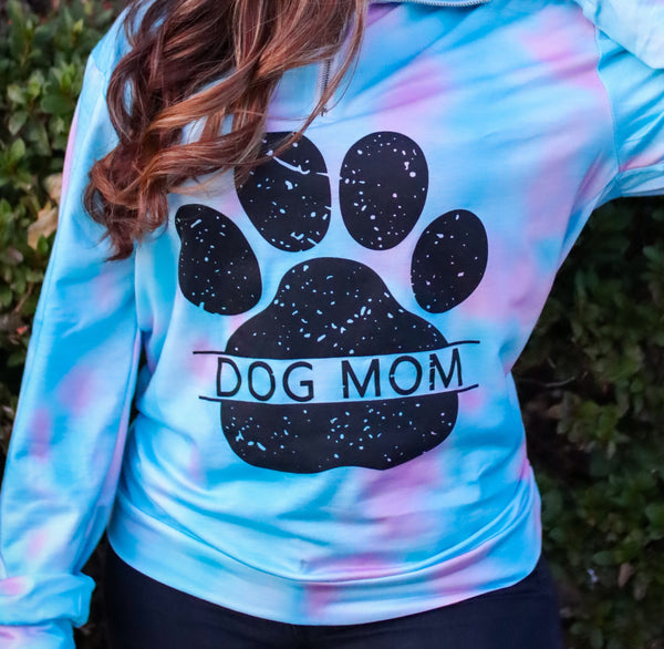 Dog Mom Tie-Dye Pullover